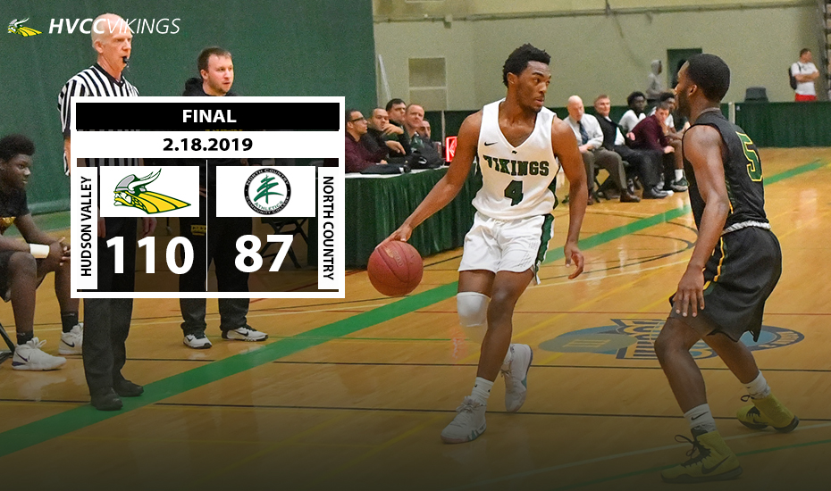 Men's basketball (Final)
HVCC 110, North Country 87
2.18.19