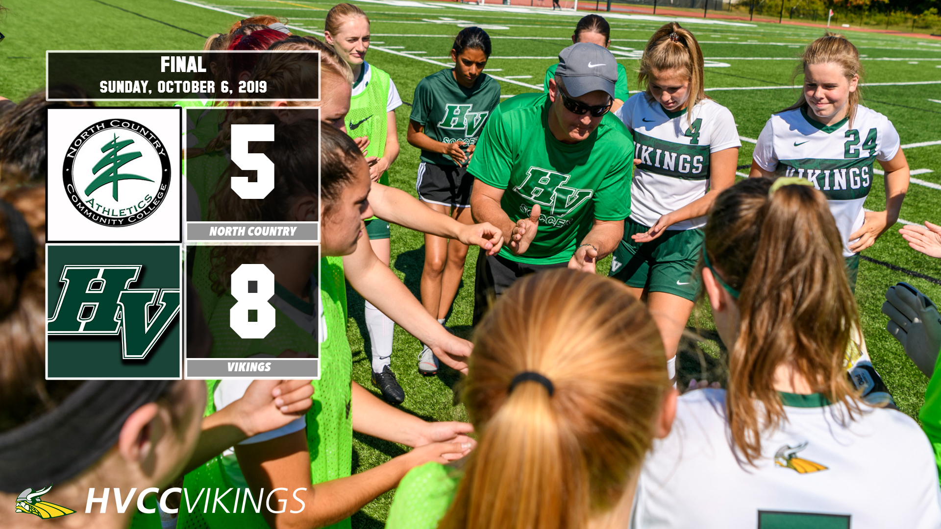 Women's Soccer Defeats North Country 8-5 on Oct. 6, 2019. 